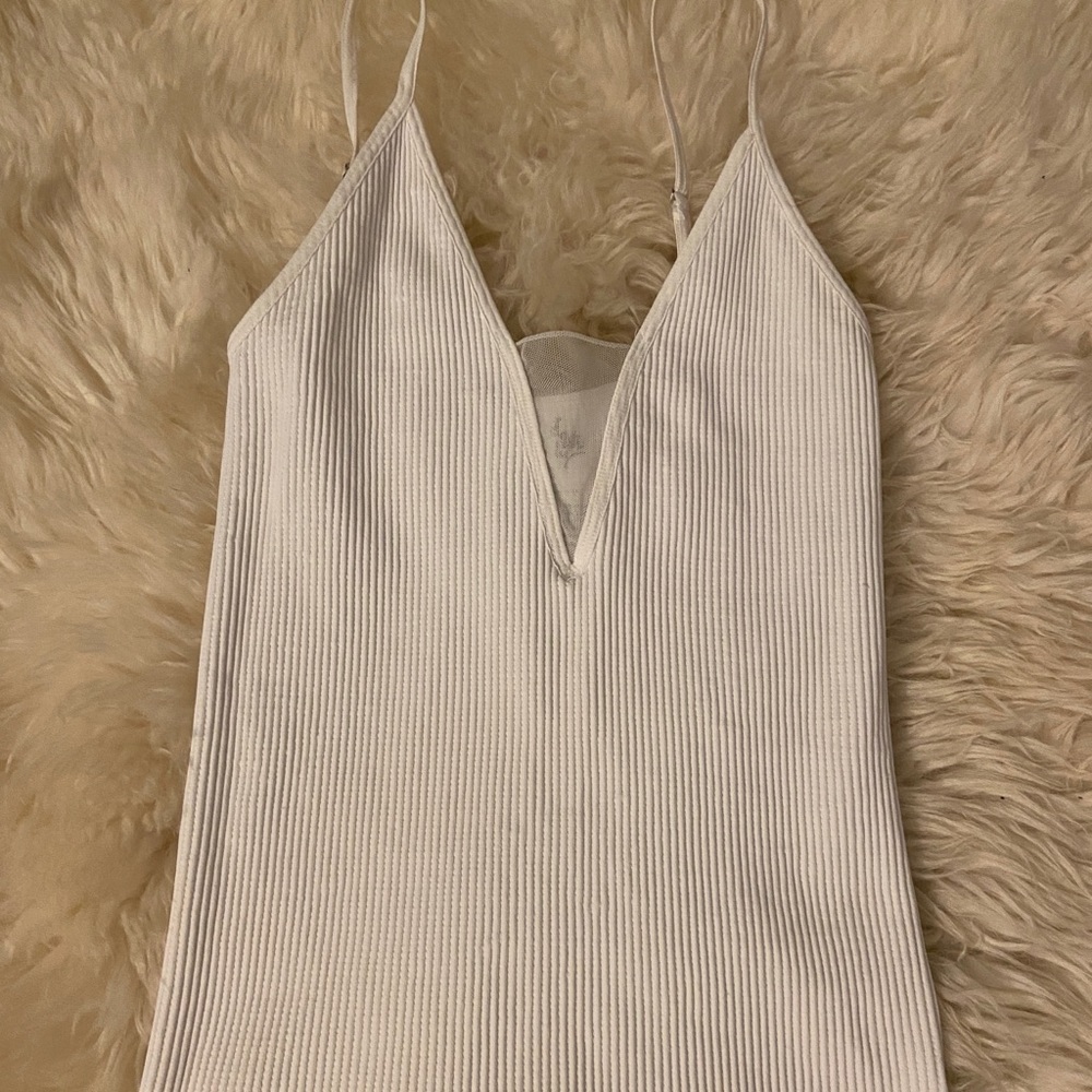 white free people tank top